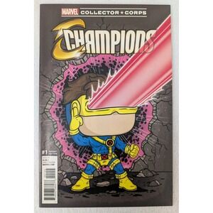 Marvel Champions 1 Skottie Young Funko Variant Cyclops Marvel Collector Corps NM